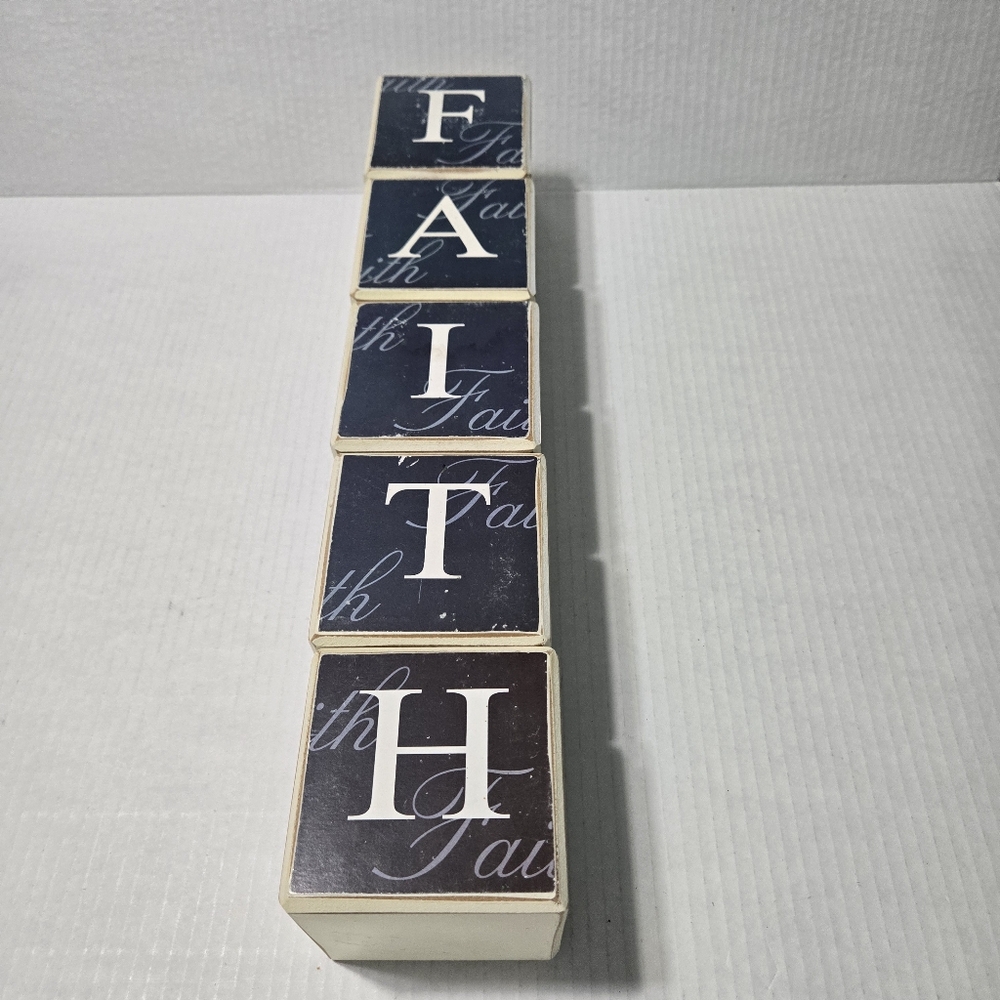 Rustic Faith Blocks